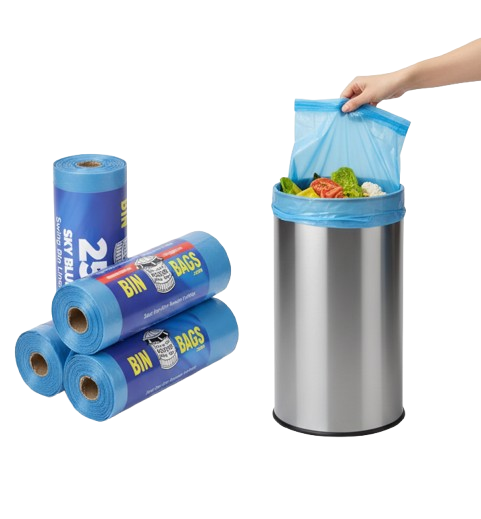 Sky Blue Swing Bin  Liners (500)